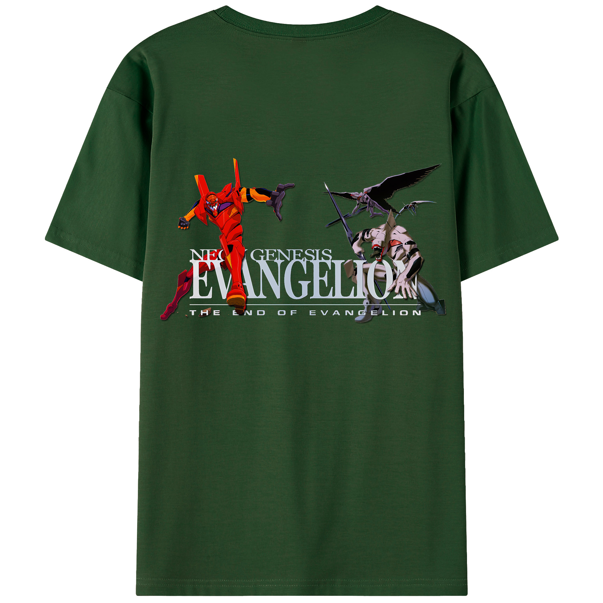 （画像用） EVA 新世紀エヴァンゲリオン 綿100％半袖Tシャツ（背面プリント）